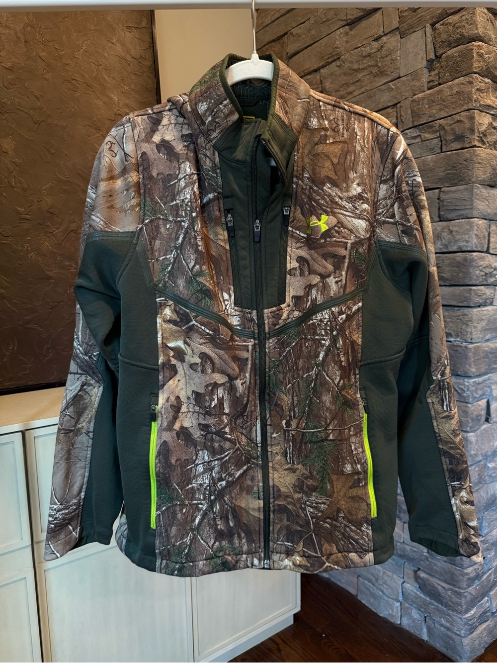 Under Armour Storm Men's Camo Full Zip Coat with Scent Control